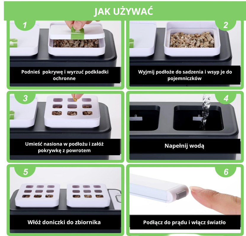 Doniczka Smart Hydroponiczna do mieszkania