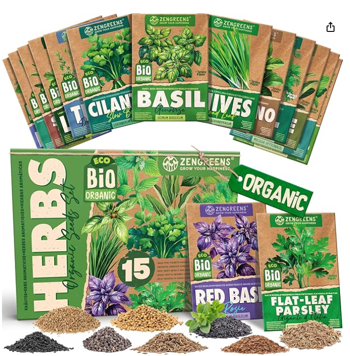 Zestaw 15 najlepszych nasion